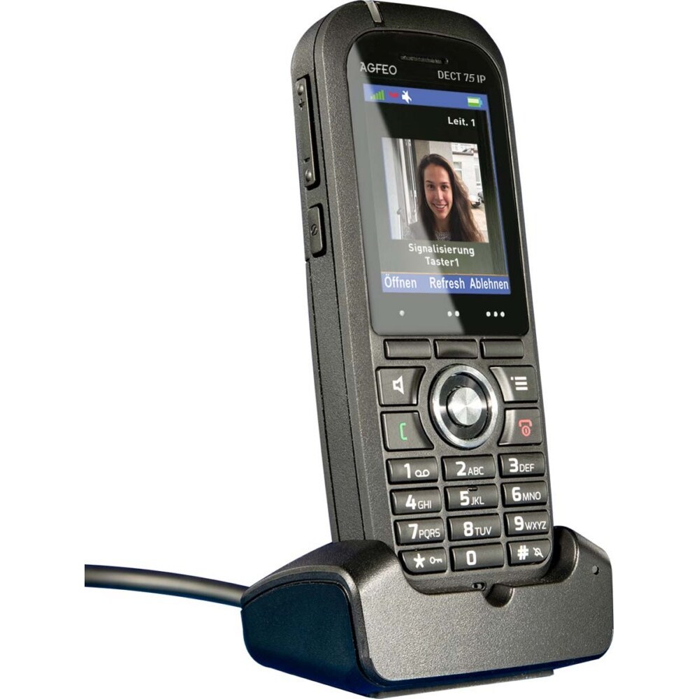 Agfeo DECT-IP-Telefon DECT 75 IP sw AGFEO 6101577