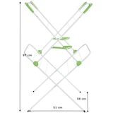 thumbnail of DanDiBo Wäscheständer Turm klappbar 2 Ebenen Standtrockner 93919 Wäschetrockner Wäscheturm Faltbar Schmal Metall ohne Rollen Zusammenklappbar