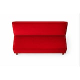 thumbnail of Banquette restaurant Berfine- en velours rouge – 120 x 55 x 90 cm Mobilier Européen
