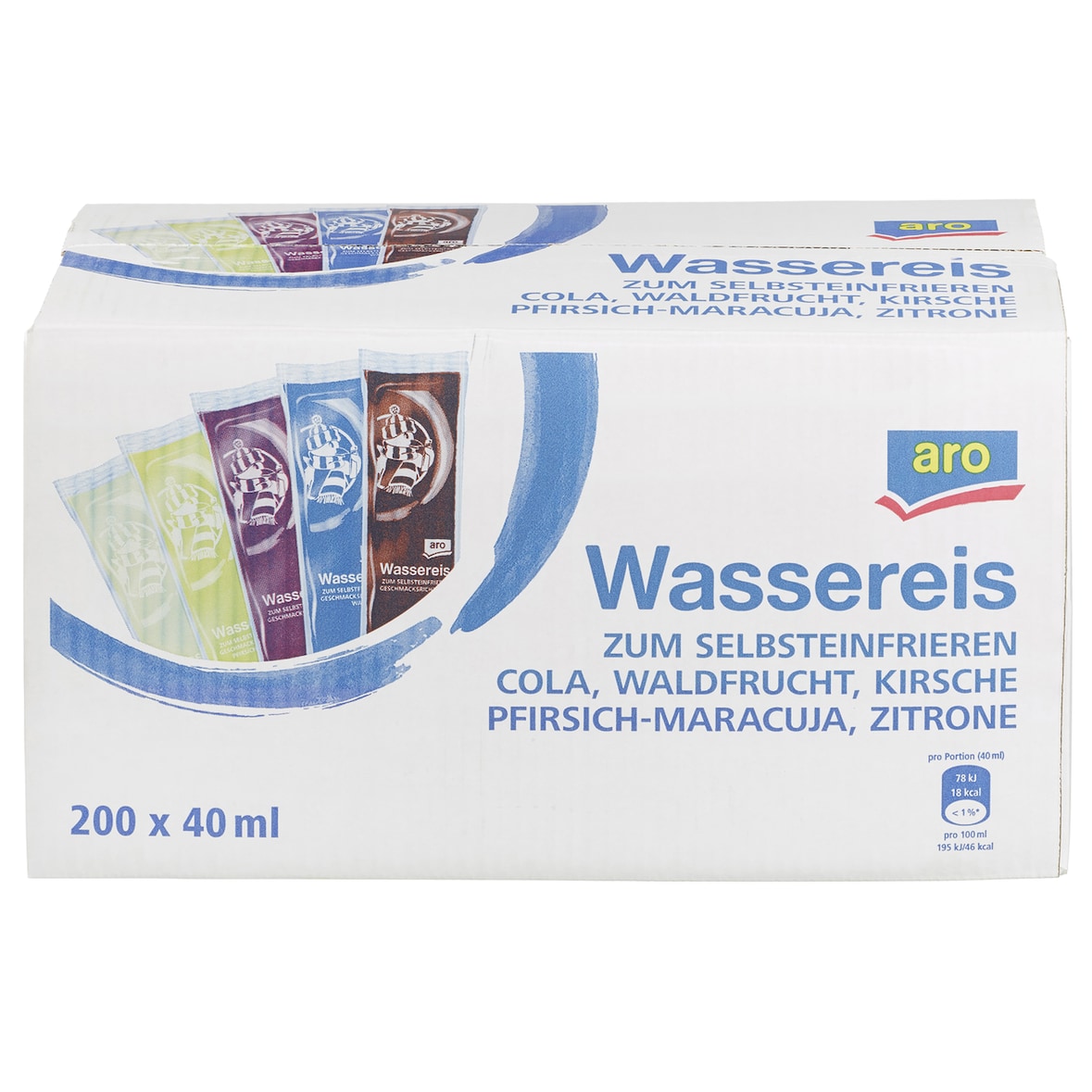 aro Wassereis Zum Selbsteinfrieren 200 Portionen (8 kg)