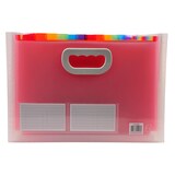 thumbnail of Exacompta - Réf. 55198E - Carton de 4  trieurs valisette extensible avec poignées - 24 compartiments  - couleur cristal