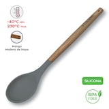 thumbnail of 3 Claveles - Pack de 5 Utensilios de Cocina en Silicona con Mango de Madera de Haya