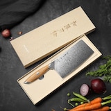 thumbnail of Hezhen - Damast-Hackbeil (chinesisches Kochmesser) - X01 Flaggschiff-Serie