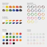 thumbnail of ECD Germany 127-tlg. Malset mit Holzkoffer, XXL Kinder-Malkoffer mit Acryl-, Aquarell- & Pastellfarben, Buntstiften, Finelinern, Bleistiften &