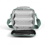 thumbnail of LIVOO SEP126V - Set sacoche lunch box Gris et vert Isotherme pour conserver vos aliments  6h au frais, avec 3 tupperware