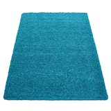 thumbnail of Teppich Hochflor Einfarbig Flauschiger Langflor Shaggy Flokati Wohnzimmerteppich, Türkis, 300 x 400 cm