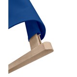 thumbnail of Buche-Liegestuhl, Gartenliege klappbar Strandstuhl Stofffarbe wählbar V-10-110blau