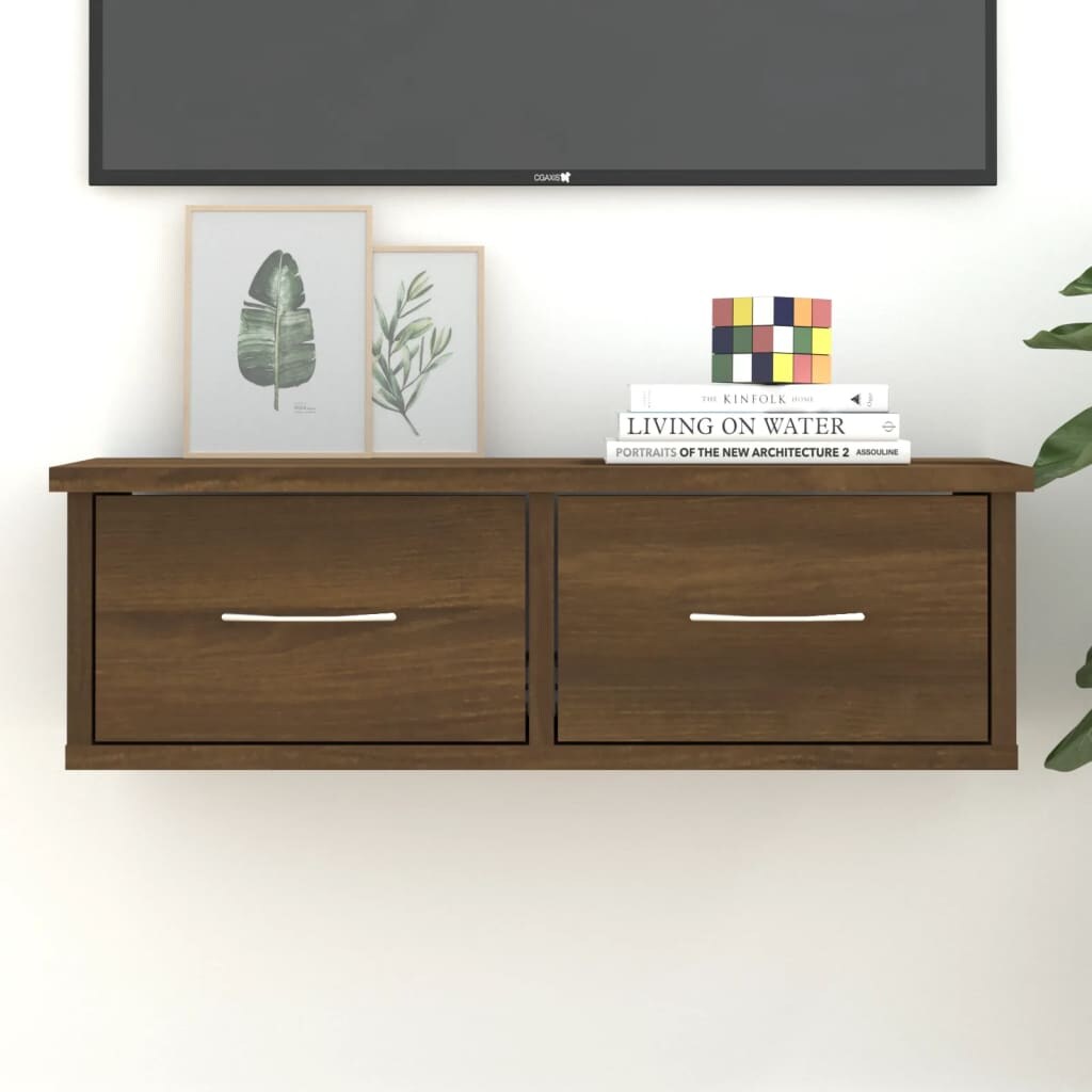 vidaXL Wandkast bruin eiken-look 60x26x18,5 cm van op hout gebaseerd materiaal