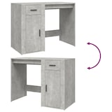 thumbnail of Scrivania Concrete Grey 100x49x75 cm Modello Apex Modern Plus in derivati \u200b\u200bdel legno