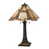 thumbnail of Lampada Da Scrivania Tiffany Inglenook Metallo Bronzo Valiant 2 Luci E27