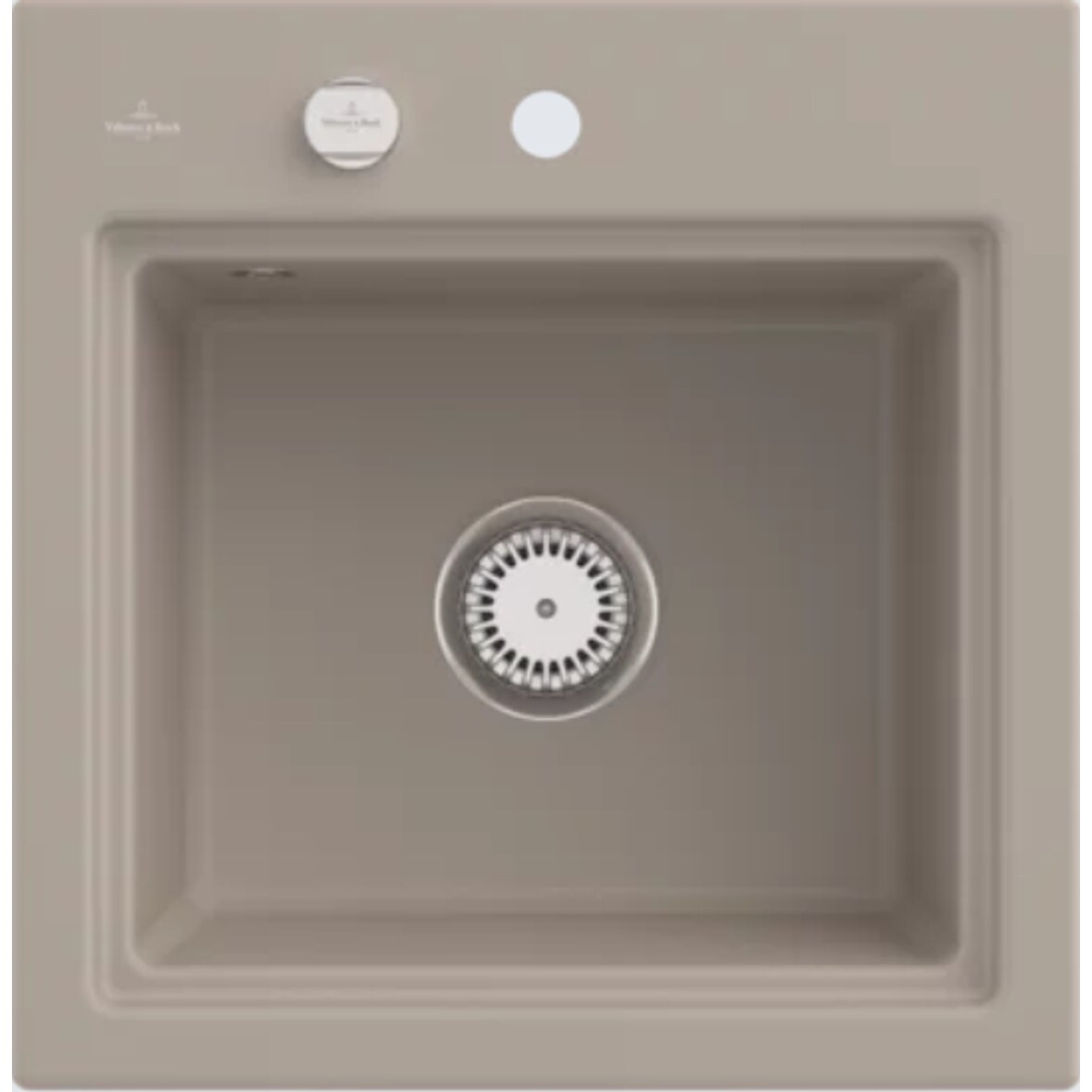 Villeroy&Boch Spülbecken, Küchenspüle Subway Style 50 S Almond 500x510mm, Unterschrankbeite 50cm