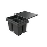thumbnail of Naber Cox Stand-UP® 350 K/500-3, Abfallsammler anthrazit, H 350 mm 8013404