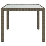 thumbnail of Helloshop26 - Conjunto de comedor de jardín de 3 piezas y cojines en resina tejida gris 02_0014761