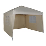 thumbnail of SVITA PAGO Gartenpavillon Partyzelt Pavillon faltbar Pop-Up Gartenzelt mit Fenster Beige