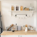 thumbnail of Relaxdays Vorratsgläser mit Bambusdeckel, 3er Set, eckige Vorratsdosen aus Glas, 1500 ml, luftdicht, transparent/natur