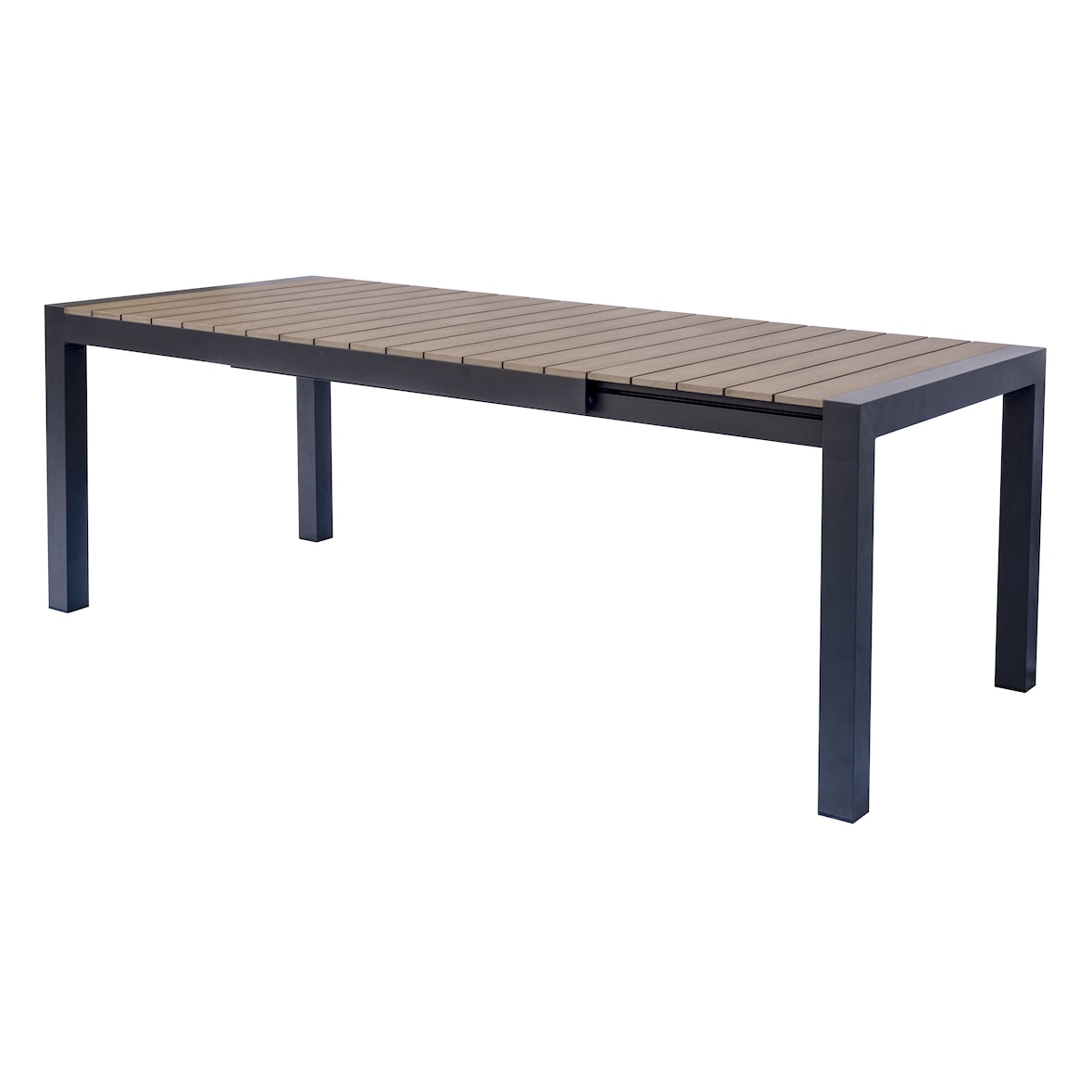 tavolo in alluminio,dimensioni 160x21 cm,colore antracite