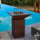 thumbnail of brasero auvergnat corten normal carre 62 simple cuve