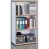 thumbnail of VCM Büroregal & Bücherregal Salia Weiß H. 110 x B. 60 x T. 33 cm