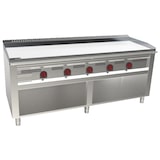 thumbnail of EURAST - Frytop-teppanyaki cd 15 mm elektrisch op standaard - 2000x720x850 mm - 27000 W 400/3V - 32207E55