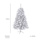 thumbnail of SVITA kunstmatige kerstboom sneeuw decoratie kunstboom PVC 150 cm