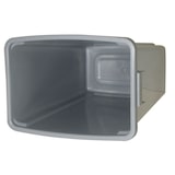 thumbnail of PROBBAX - PB-1080-GRY - Cubo de reciclaje sin tapa - 32 x 46 x 58 cm - 60 L - Gris