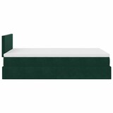 thumbnail of vidaXL Ottoman-Bett mit Matratze & LEDs Dunkelgrün 120x200 cm Samt