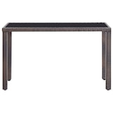 thumbnail of vidaXL 5-tlg. Garten-Essgruppe mit Auflagen Poly Rattan Braun