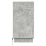 thumbnail of Cabinet de chevet avec tiroir Gris béton 39 x 34,5 x 65 cm Modèle Moderne Perle