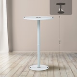 thumbnail of Stehtisch Hereford rund weiß/weiß/60 cm