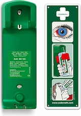 thumbnail of 10x Cederroth Wandhalter Augendusche 27 cm x 9 cm x 7 cm Eye Wash inkl. Hinweisschild