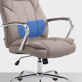 thumbnail of Poltrona ufficio XXL Xanthos in tessuto Tortora