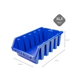 thumbnail of PROREGAL Mega Deal 40x Sichtlagerbox 5 | HxBxT 18,7x33,3x50cm | Polypropylen | Blau | Sichtlagerbehälter, Sichtlagerkasten, Sortierbehälter