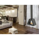 thumbnail of PURLINE Lareira a etanol de teto em aço preto e base piramidal SYKE PYRAMID