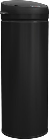 thumbnail of Sensor-Mülleimer Edelstahl schwarz 30,5x30,5x85 cm, 50 L, berührungslos, Soft-Close-Deckel, fingerabdruckresistent