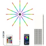 thumbnail of Luzes LED RGB Fita luminosa RGB cores inteligentes fogo de artifício Bluetooth APP controlo de som Coshano