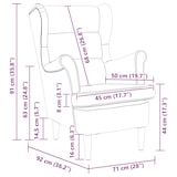 thumbnail of vidaXL Fauteuil fluweel lichtgroen