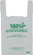 2000 Sacs Bretelles Transparents 26+12x45 Cm 13 Microns - Plastique Recyclable
