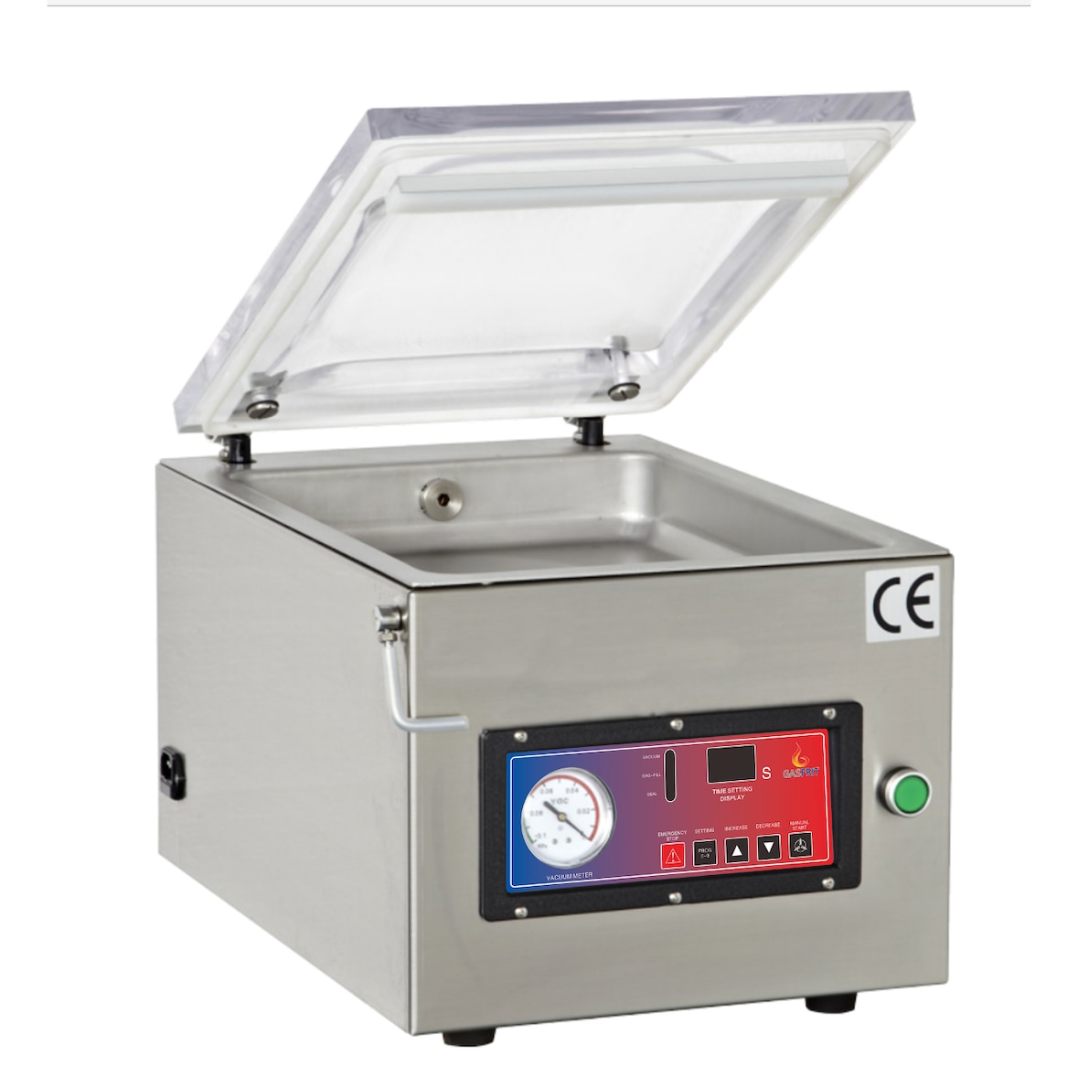 Gasfrit – Envasadora al vacío de 1 sola barra de 26 cm profesional, 400 W