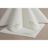 thumbnail of METRO Professional, tovaglioli monouso in carta a secco FSC, Serie "Compostabili", ad alta assorbenza e grammatura, colore bianco