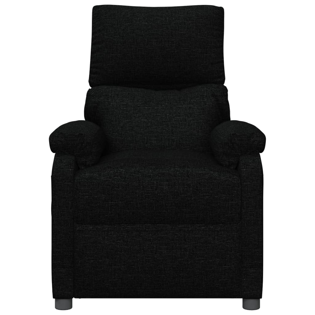 vidaXL Massagesessel Elektrisch Schwarz Stoff
