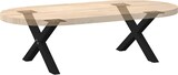 thumbnail of vidaXL Couchtischbeine X-Form 2 Stk. Schwarz 50x(30-31) cm Stahl