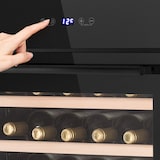 thumbnail of Klarstein Vinsider 30 Built-In Uno Einbau-Weinkühlschrank 30 Flaschen 77 Ltr Edelstahl Schwarz