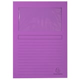 thumbnail of Exacompta 25er Packung Fenstermappen mit Organisationsdruck aus Recycling-Karton 120g Forever, für Format DIN A4