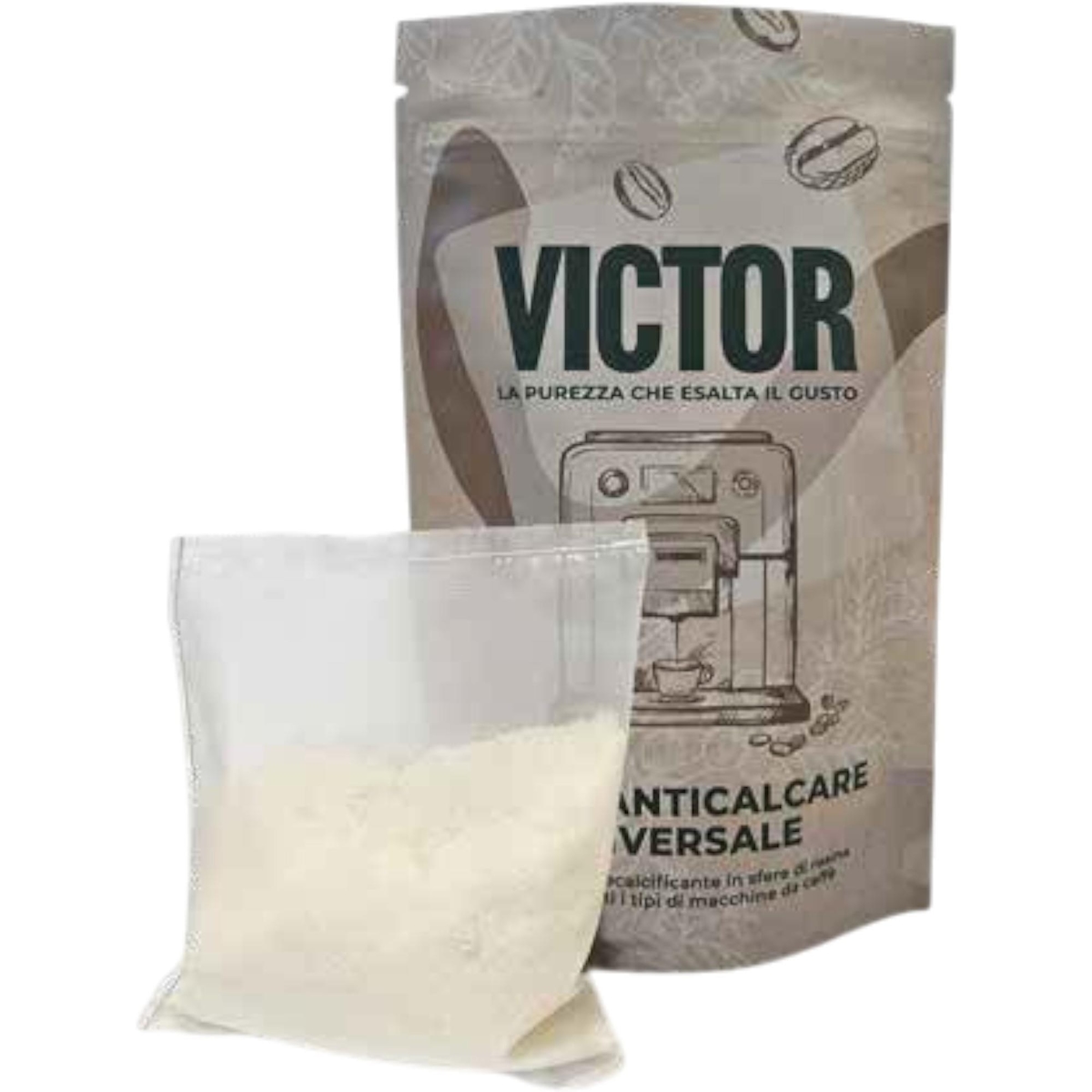 Victor 50 Wasser Filter Beutel Entkalkung Enthärter für alle Kaffeemaschinen