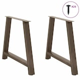 thumbnail of Pieds De Table à Manger En Forme De A 2 Pièces 90 X (72 73) Cm Acier