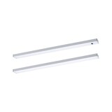 thumbnail of Paulmann Éclairage sous-meubles LED Inline Kit de 2  2x4W 350x26mm 2x350lm 24V  Chrome mat 98608