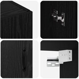thumbnail of vidaXL Hangende Wandkast Zwart 69.5 x 34 x 90 cm Bewerkt hout