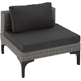thumbnail of tectake Conjunto de rattan com armação de alumínio CONSTANZA  Cinzento