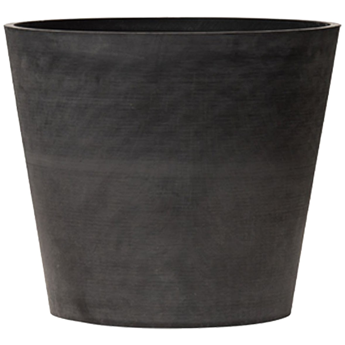 ArtPlast - Blumentopf Ø7x5,7 cm in Form eines abgeschnittenen Kegels in Farbe Anthrazit - LEONARDO-Kollektion