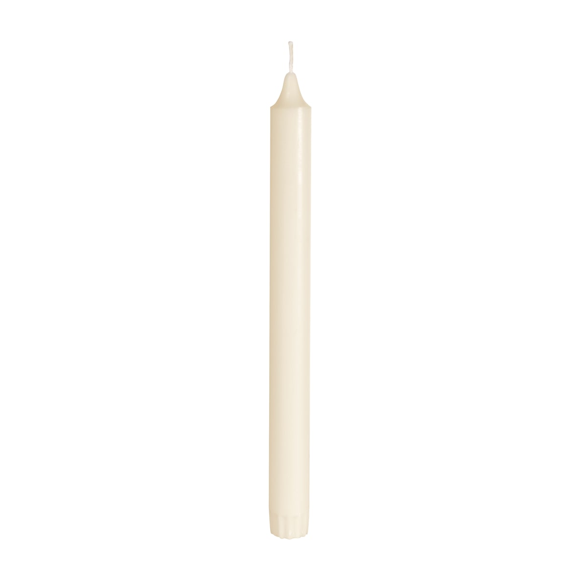 DUNI - Bougie couronne 250mm 100% stéarine Crème - 12 x 4 = 48 pièces